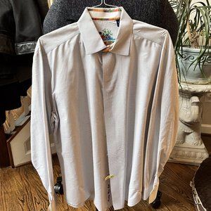 Robert Graham Mens XL White Buttondown